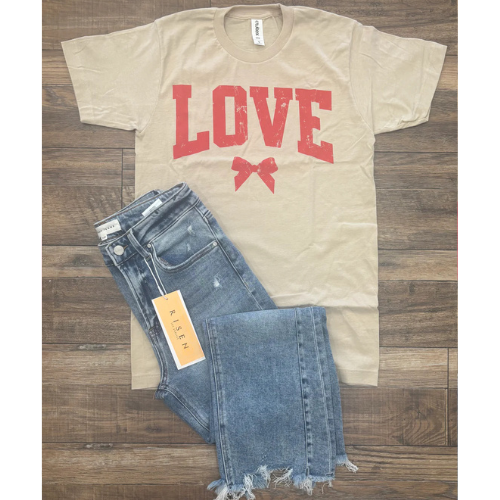 Bow & Love Tee