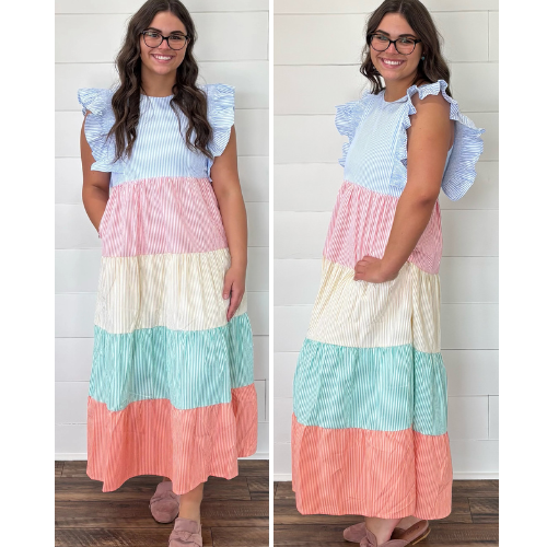 Sorbet Stripes Dress