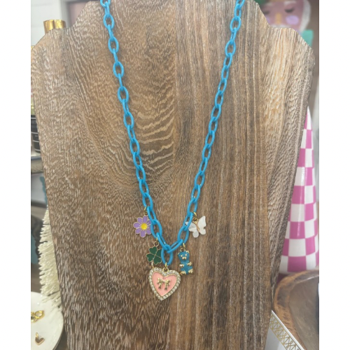 Multicolor Trendy Charm Necklace