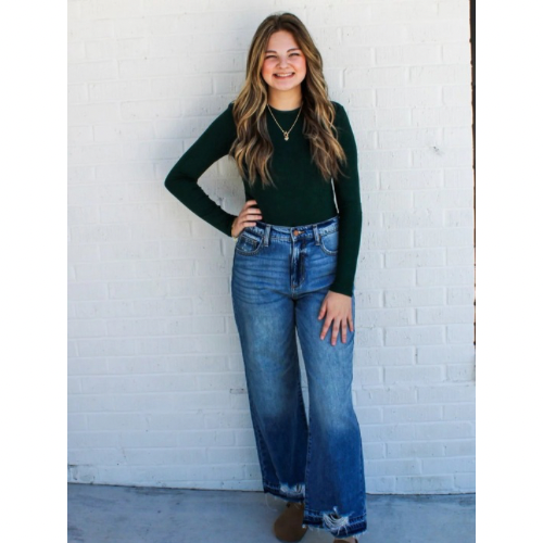 Ribbed Radiance- Green