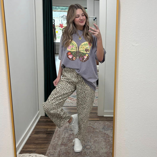 Boho Bloom Butterfly Tee
