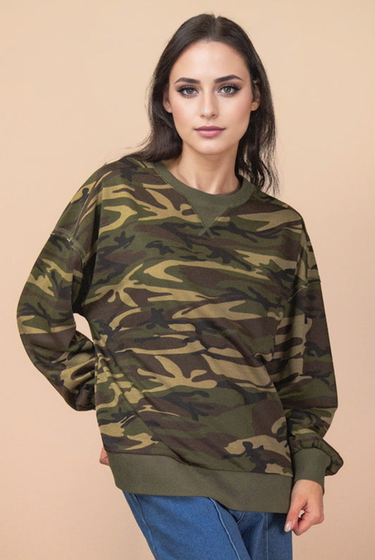 Bold Camo Knit