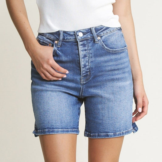 Buttoned Up Bermuda Shorts