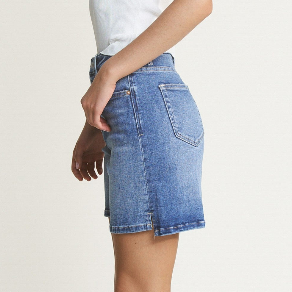 Buttoned Up Bermuda Shorts