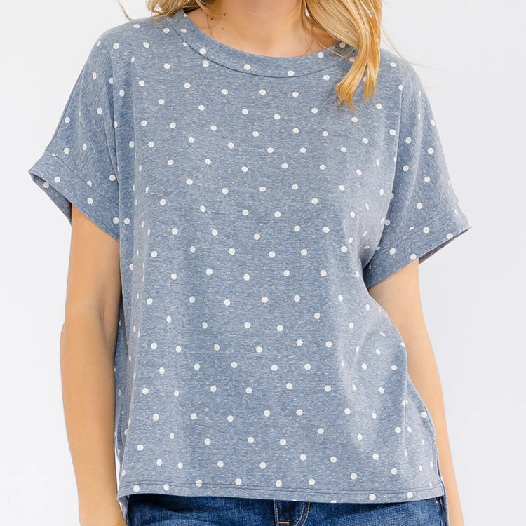Classic & Cute Polka Dot Top