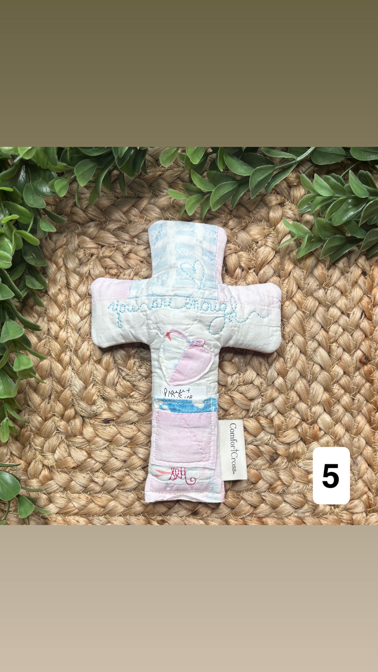 Comfort Cross- Microwavable and Weighted (Lavender Scented)