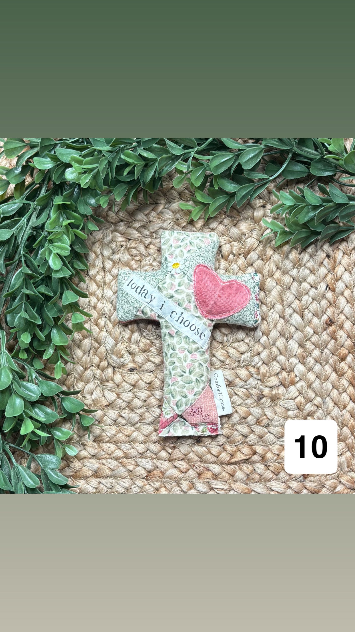 Comfort Cross- Microwavable and Weighted (Lavender Scented)