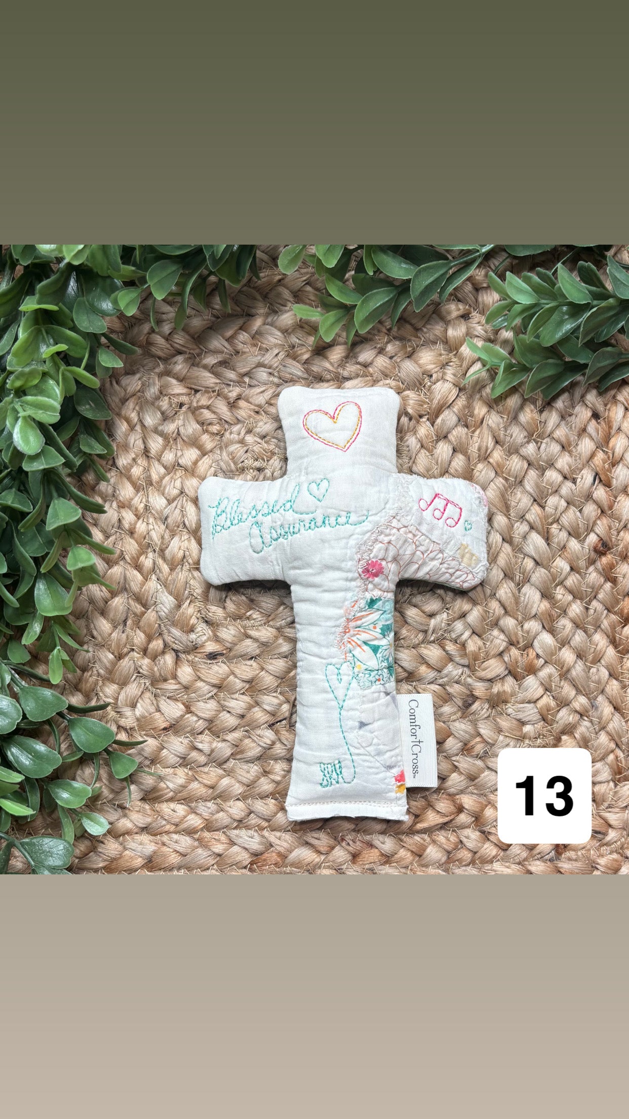 Comfort Cross- Microwavable and Weighted (Lavender Scented)