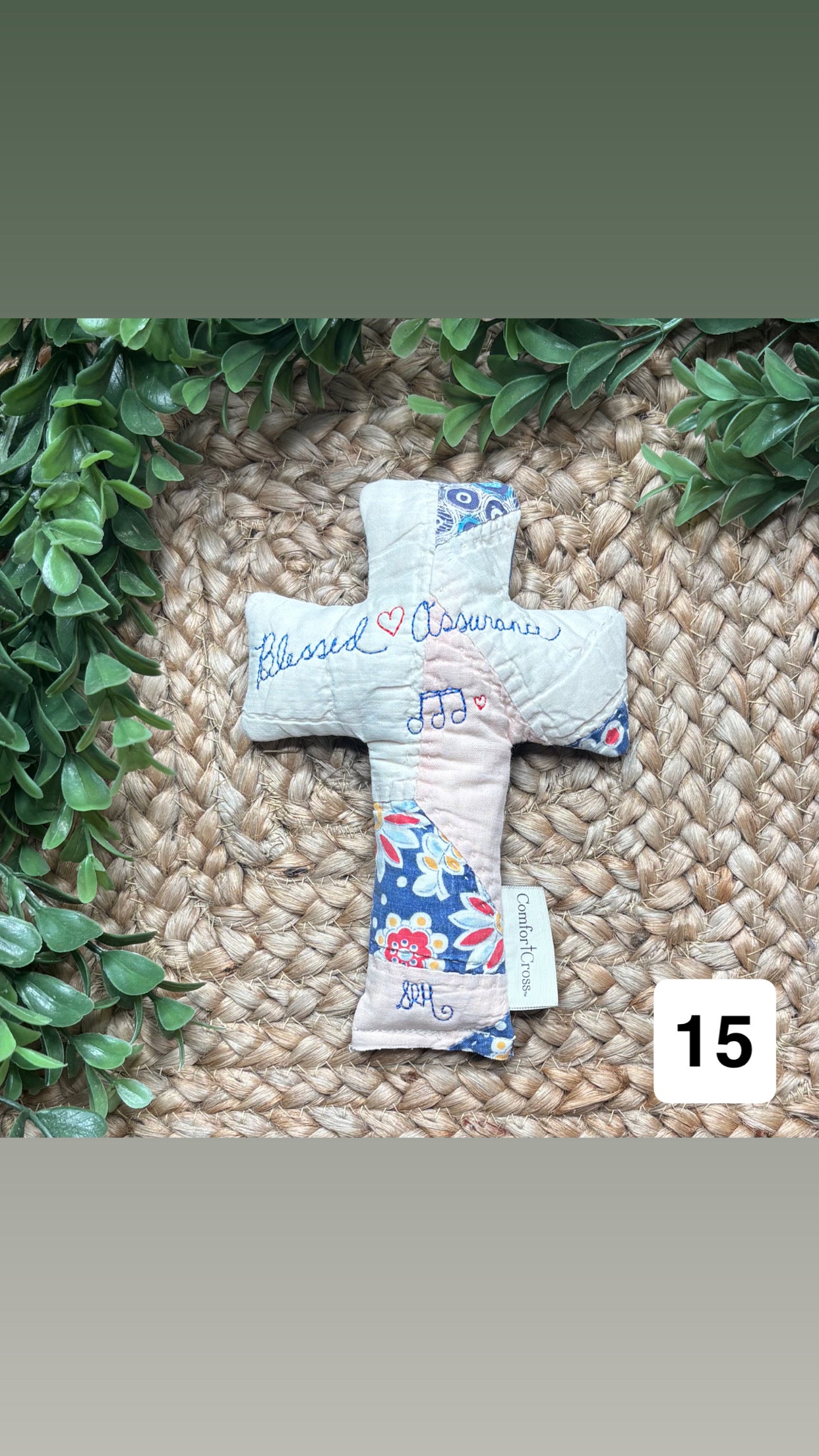 Comfort Cross- Microwavable and Weighted (Lavender Scented)