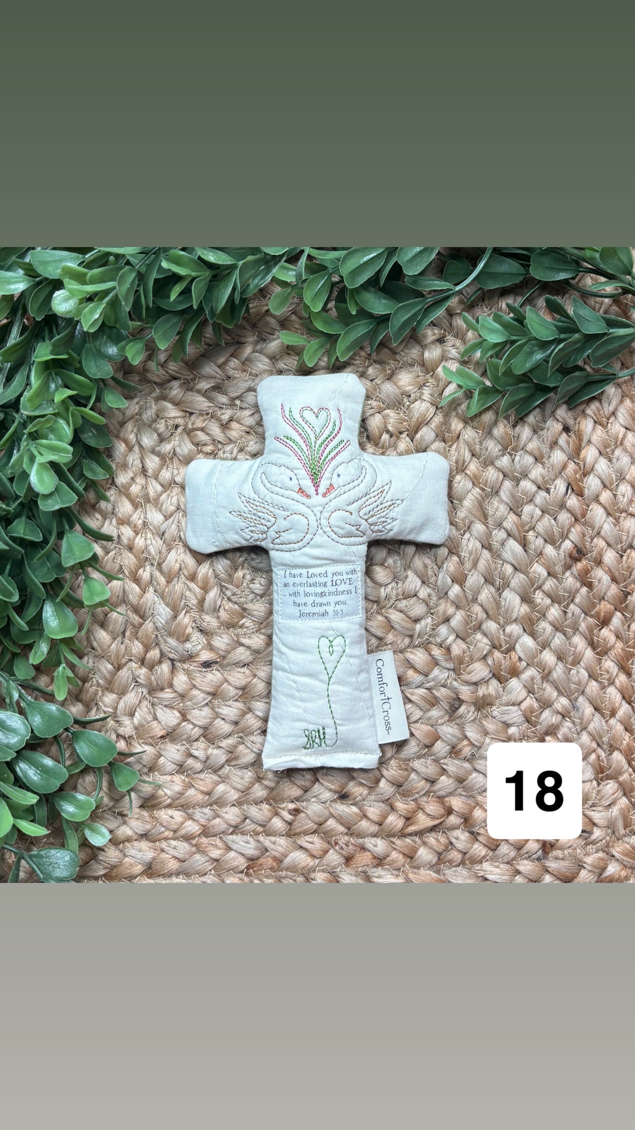 Comfort Cross- Microwavable and Weighted (Lavender Scented)