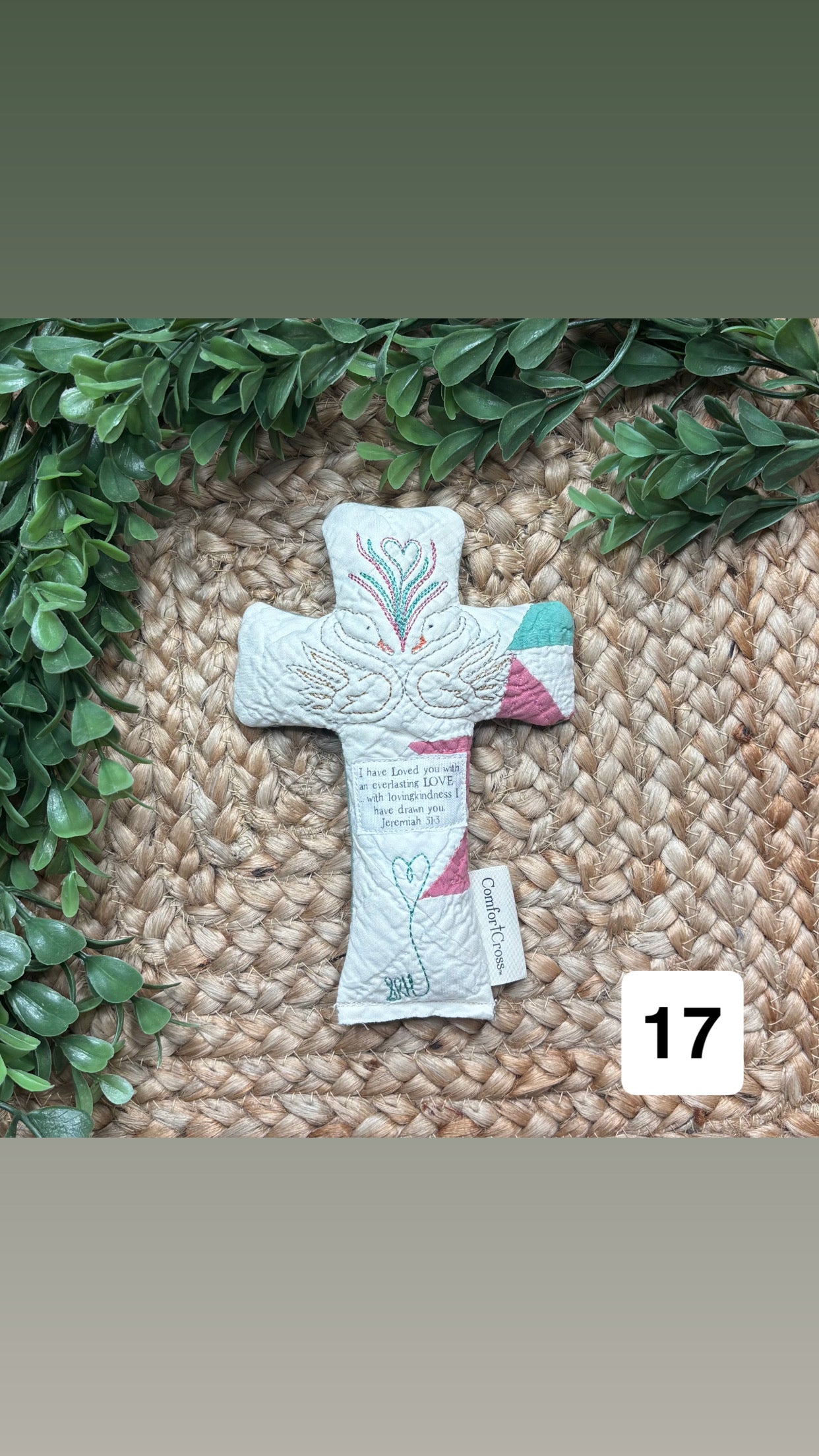 Comfort Cross- Microwavable and Weighted (Lavender Scented)