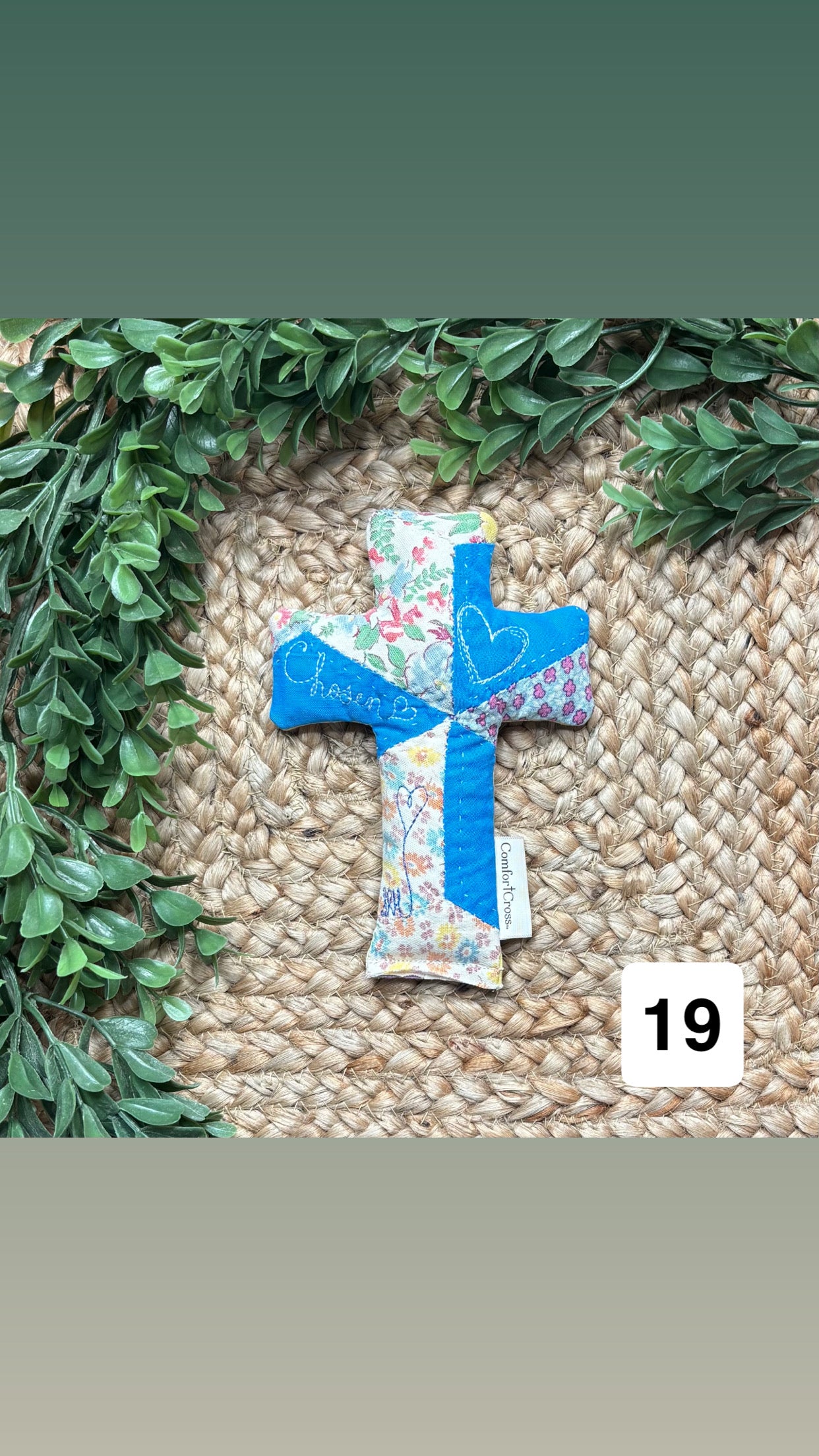 Comfort Cross- Microwavable and Weighted (Lavender Scented)