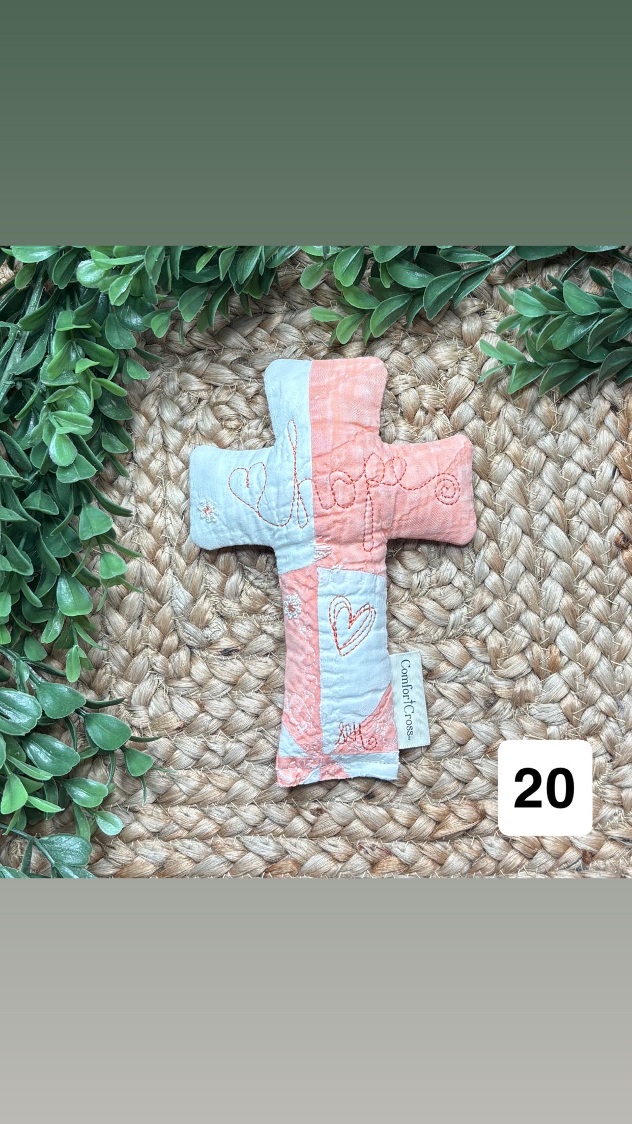 Comfort Cross- Microwavable and Weighted (Lavender Scented)