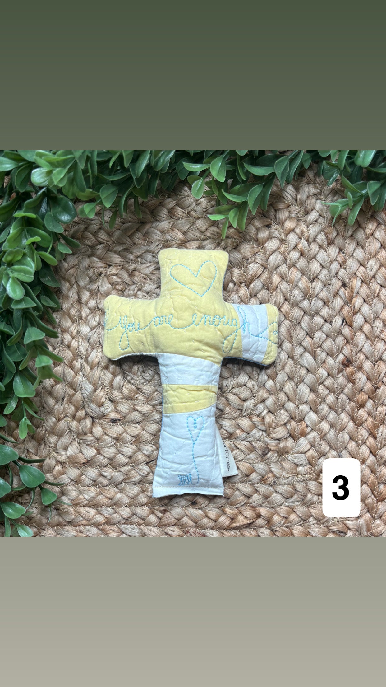 Comfort Cross- Microwavable and Weighted (Lavender Scented)