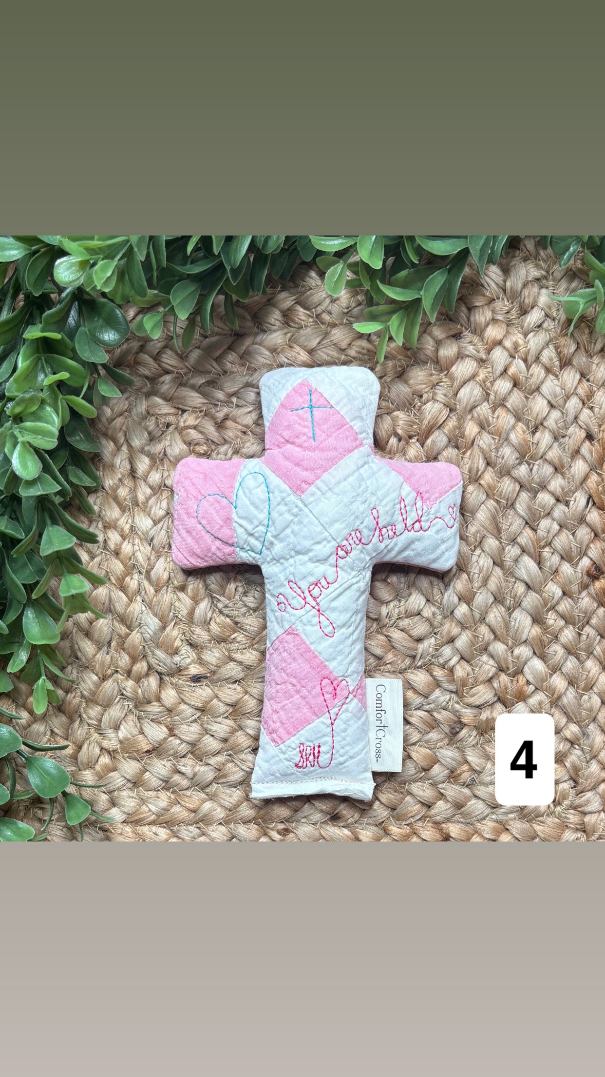 Comfort Cross- Microwavable and Weighted (Lavender Scented)