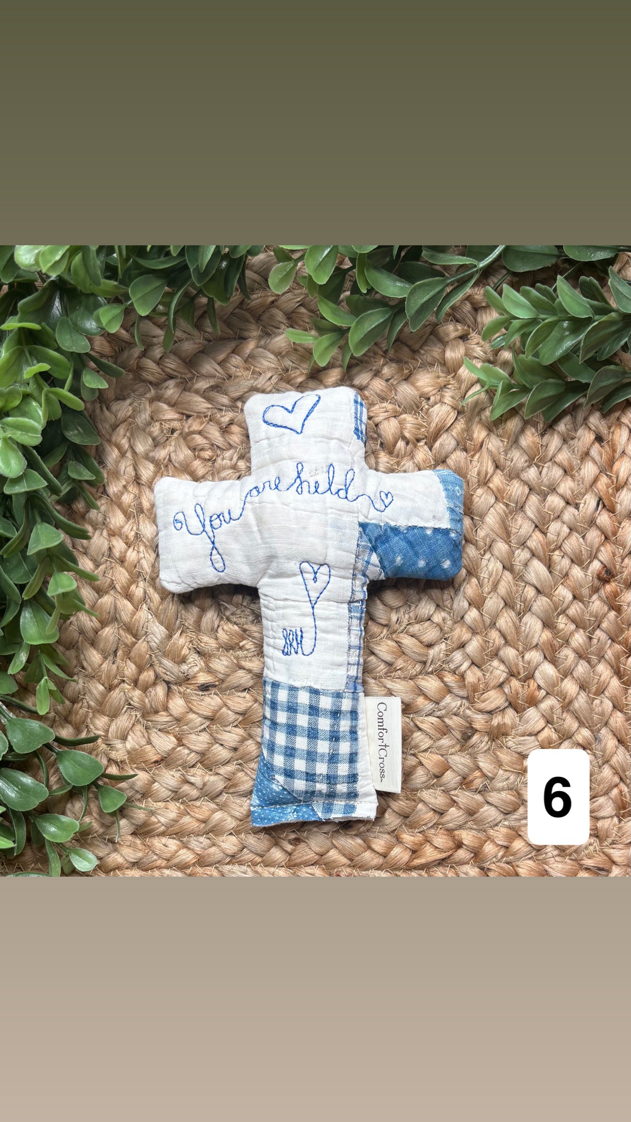 Comfort Cross- Microwavable and Weighted (Lavender Scented)