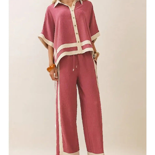 Contrast & Charm Set| Cranberry