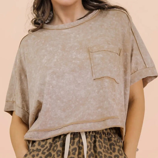 Daily Darling Tee- Taupe