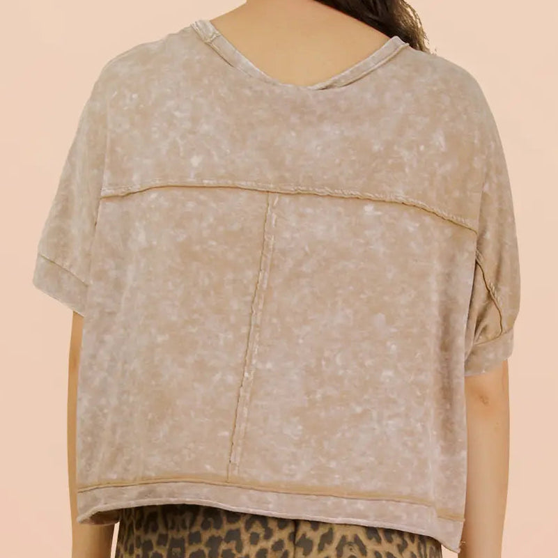 Daily Darling Tee- Taupe