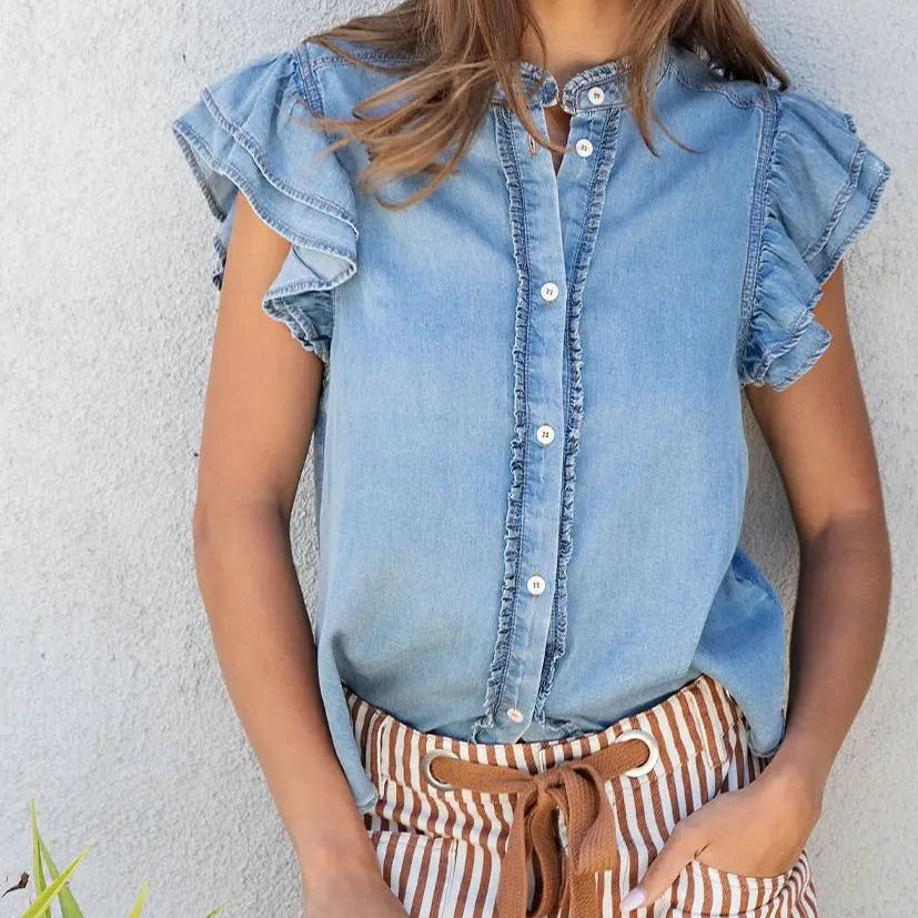 Darling in Denim Blouse