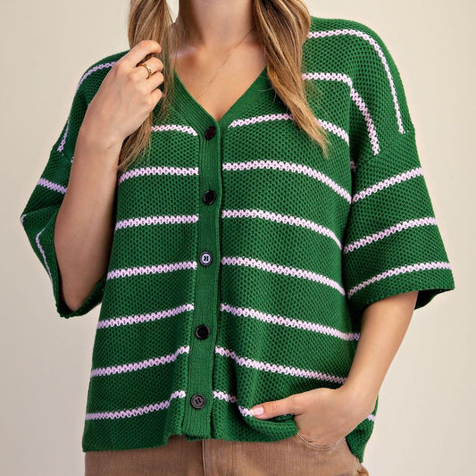 Daydream Stripe Cardigan.