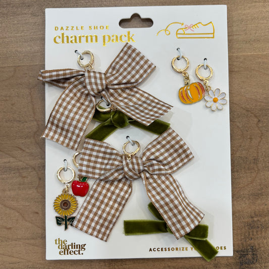 Dazzle Shoe Charm Pack- Hayride Honey