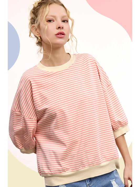 Delores Top- Cotton Candy