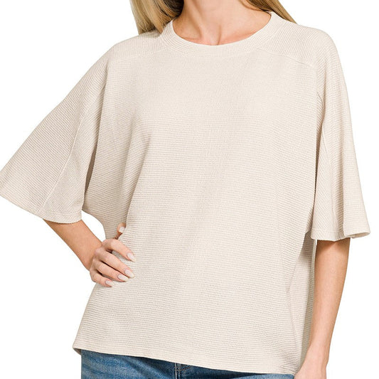 Everyday Essential Top| Sand Beige