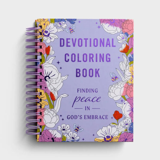 Finding Peace in God's Embrace: Devotional Coloring Book