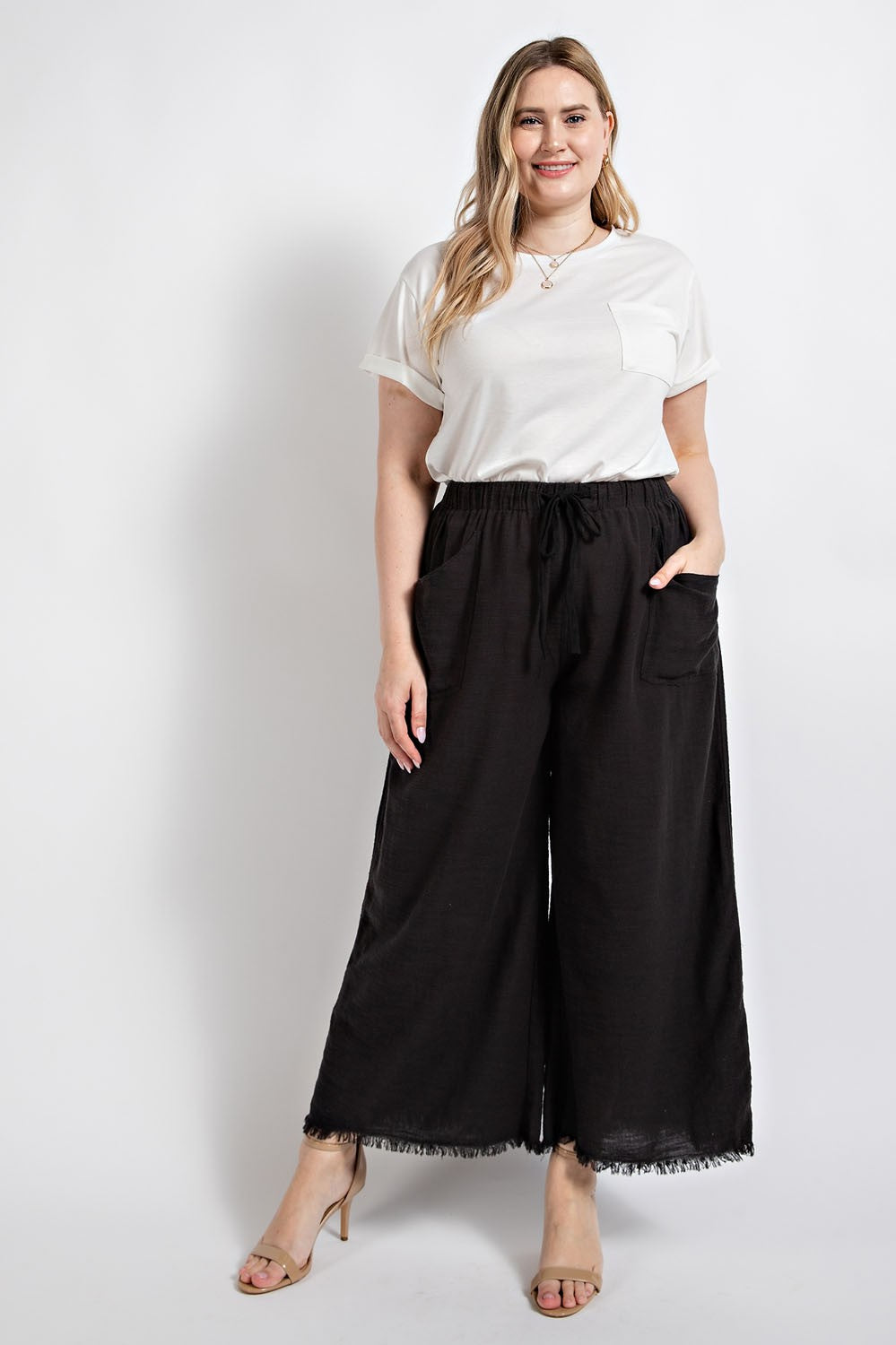 Fray Day Pants- Black