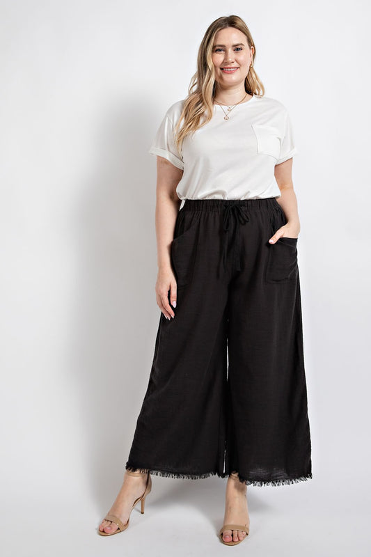 Fray Day Pants- Black