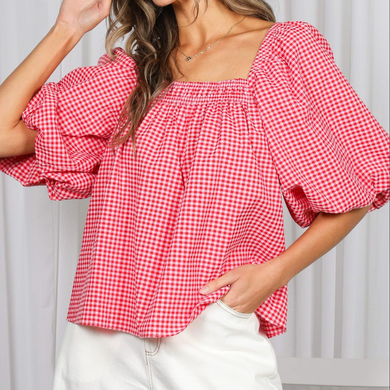 Front Porch Picnic Blouse