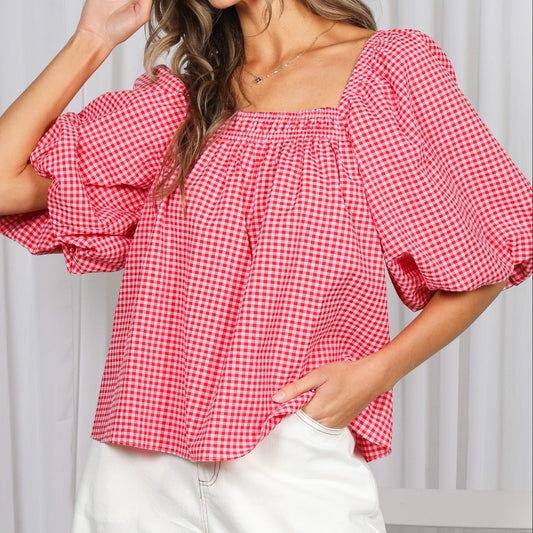 Front Porch Picnic Blouse