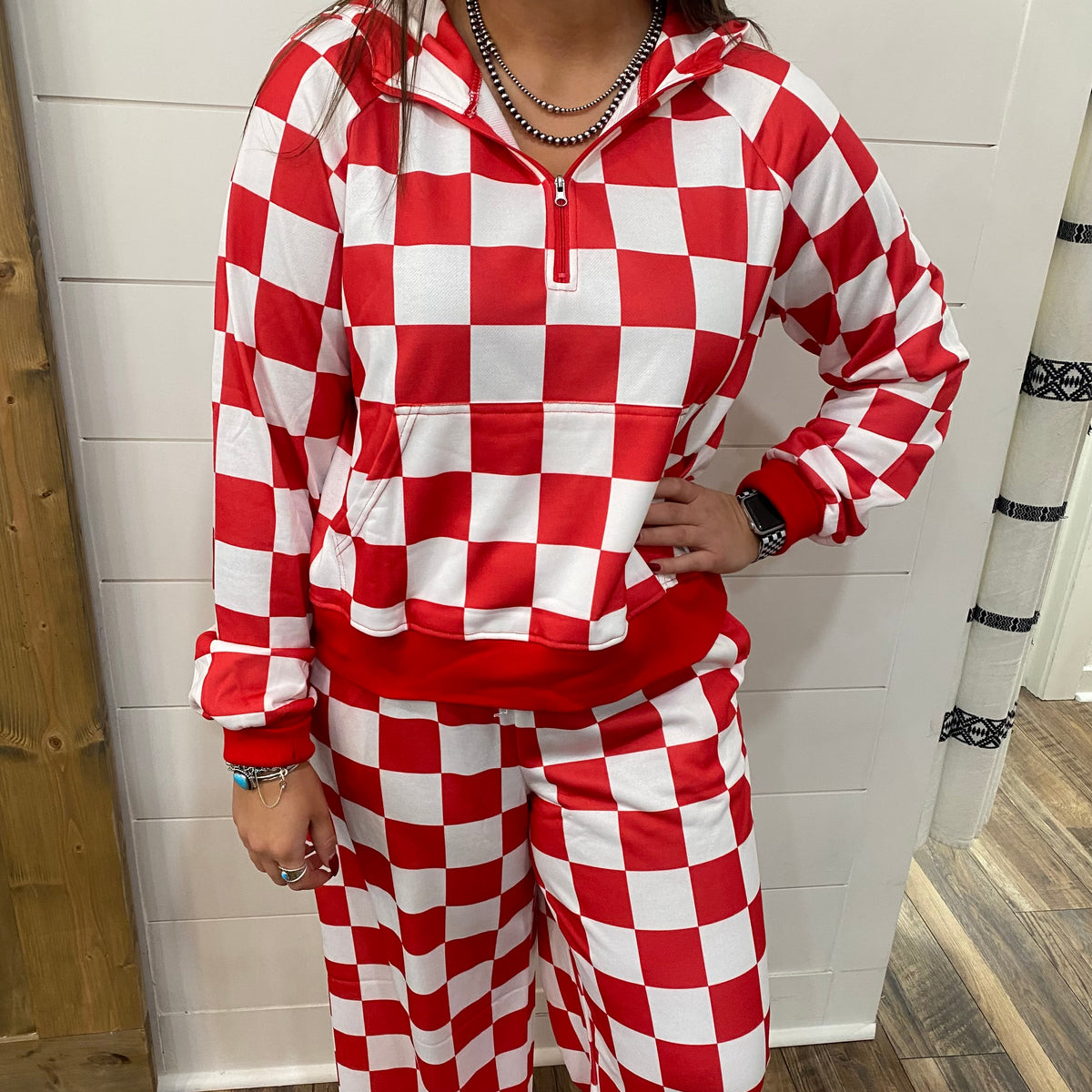 Red Hot Checkered Set