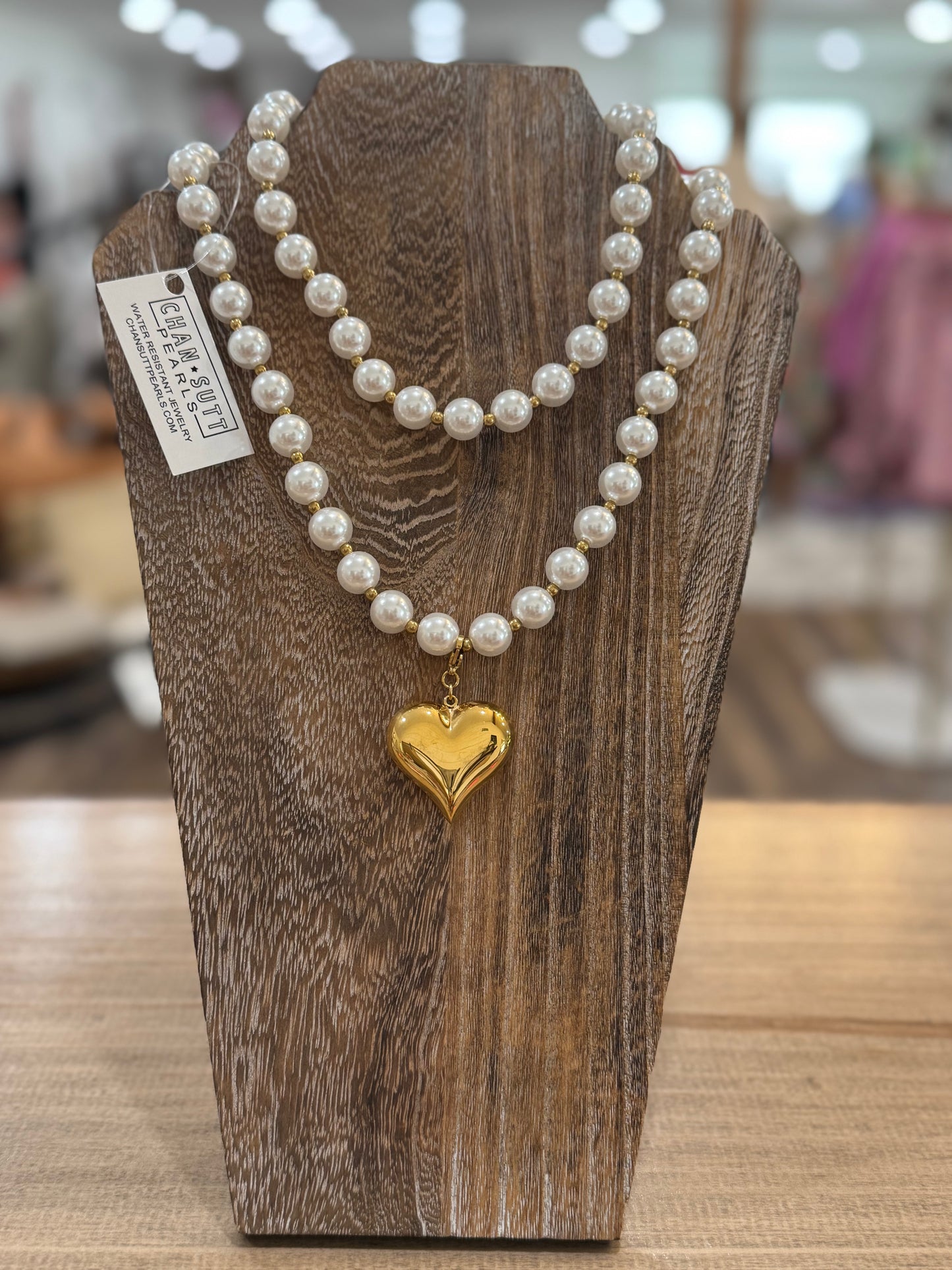 Wrapped Around Pearl necklace