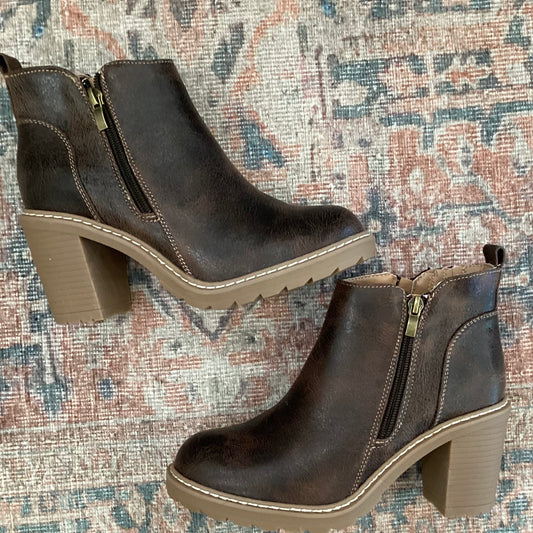 Espresso Crinkle Boot