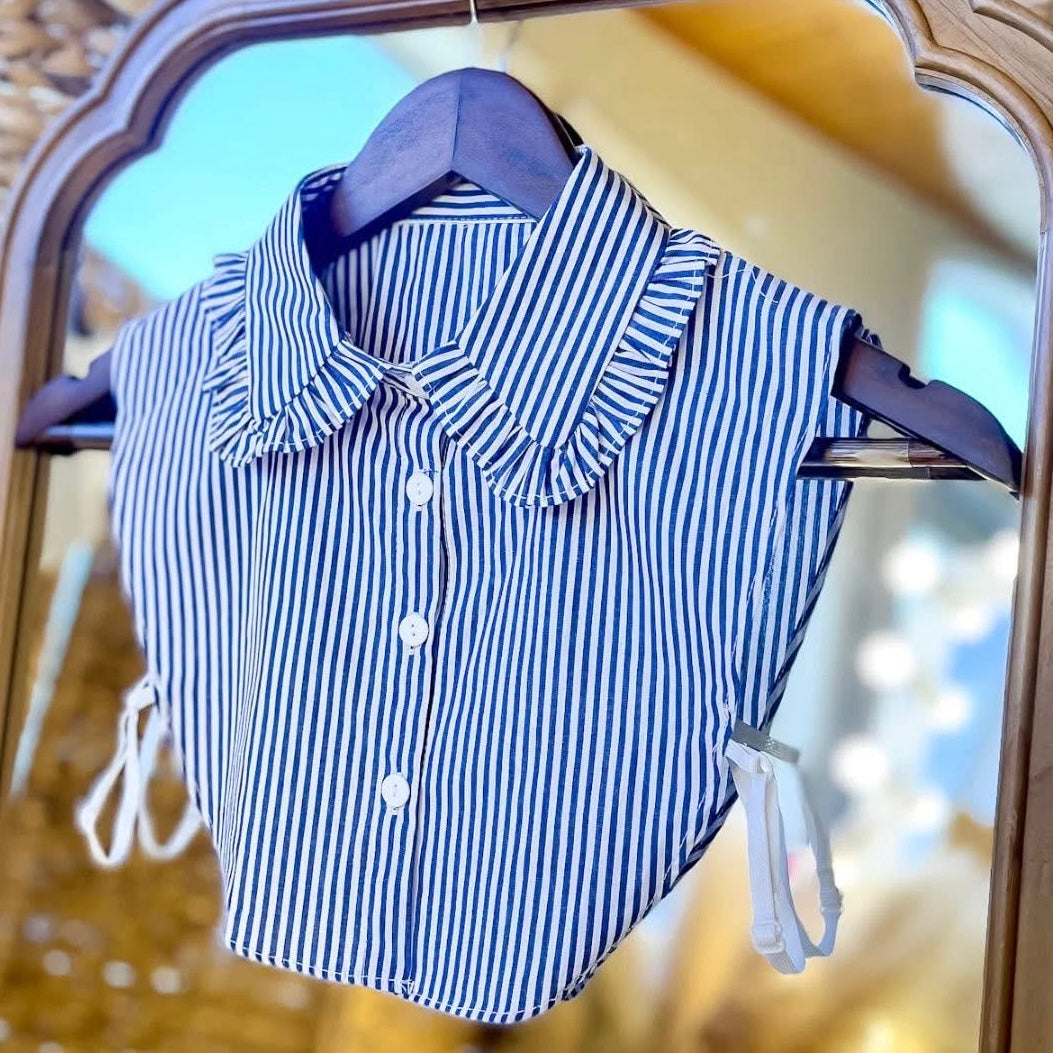 Ruffled Faux Collar