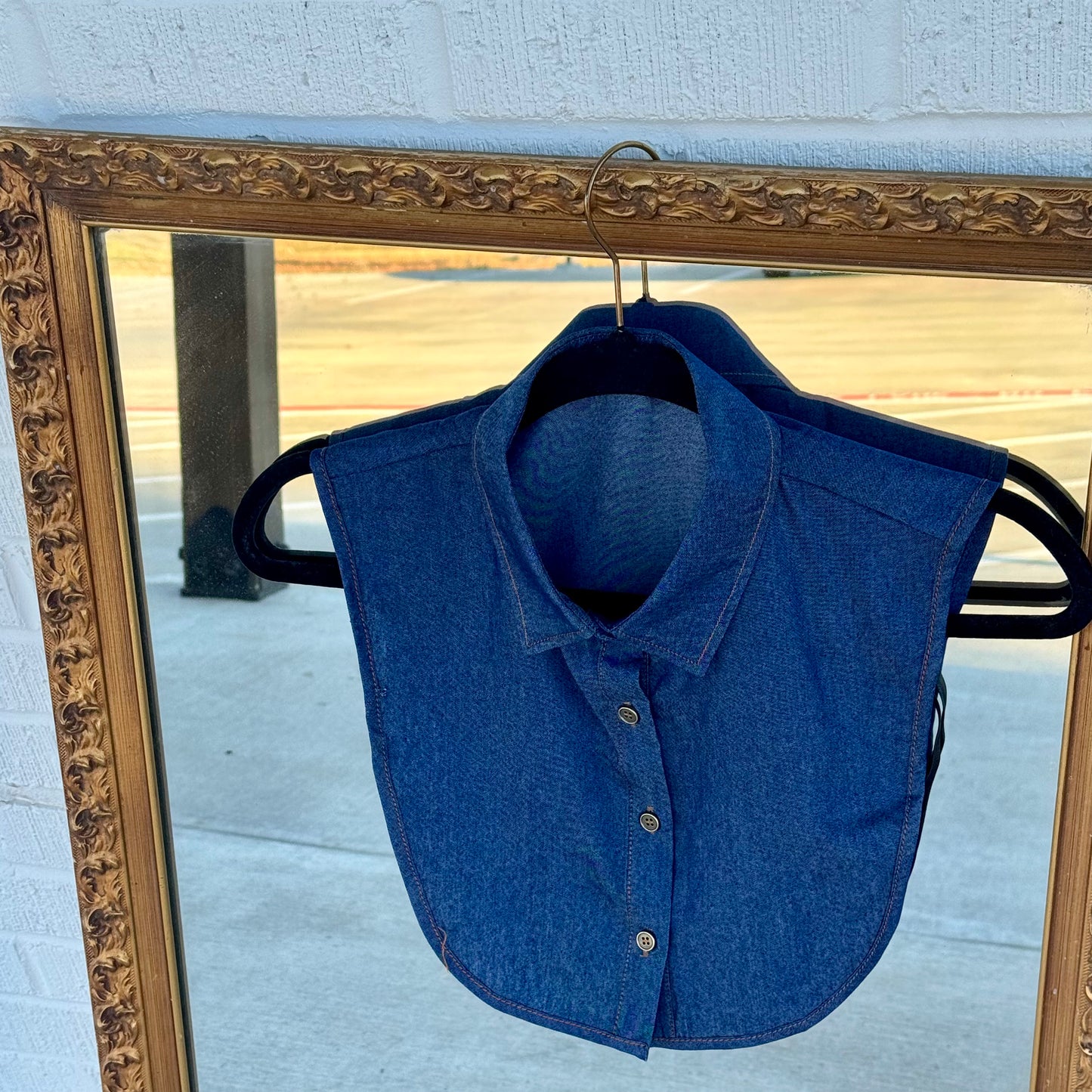 The Statement Collar- Soft Denim