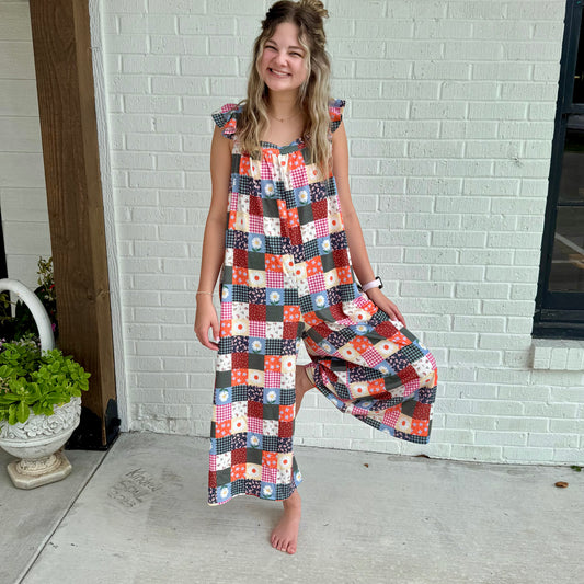 Boho Bloom Jumpsuit