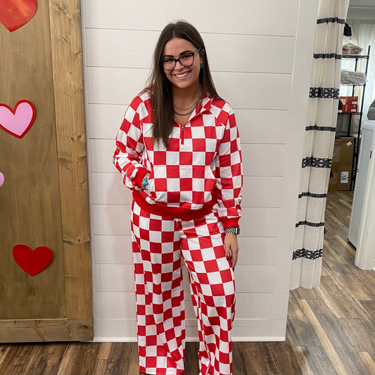 Red Hot Checkered Set