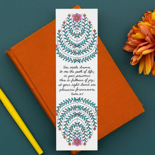 Fullness of Joy Psalm Bookmark — Psalm 16