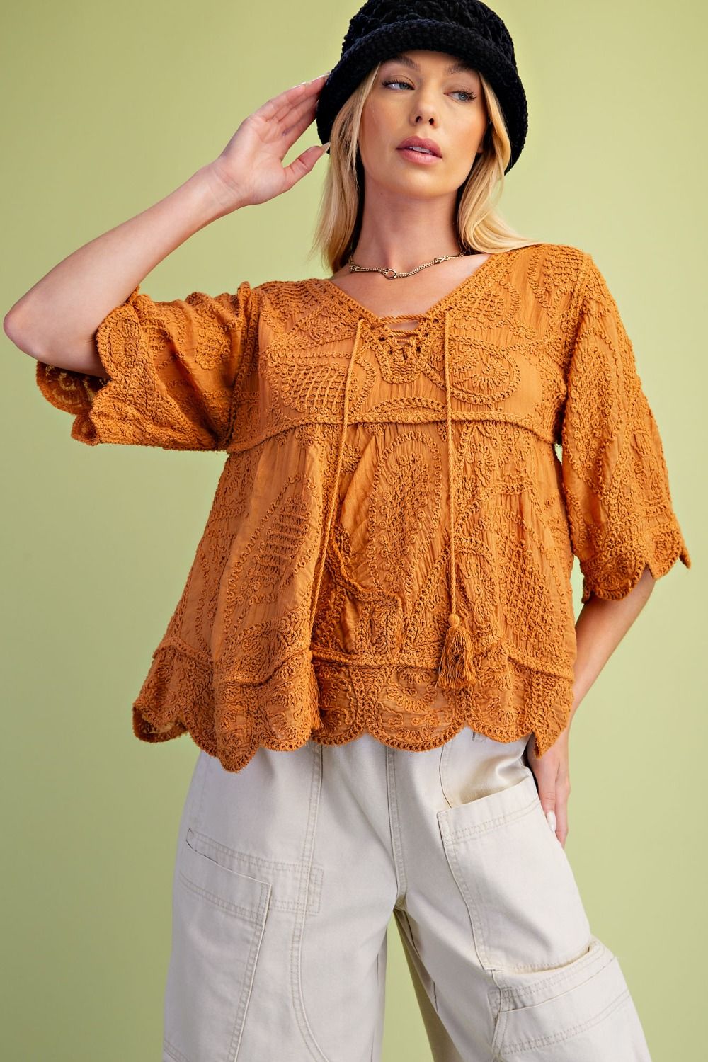 Gathered Grace Top