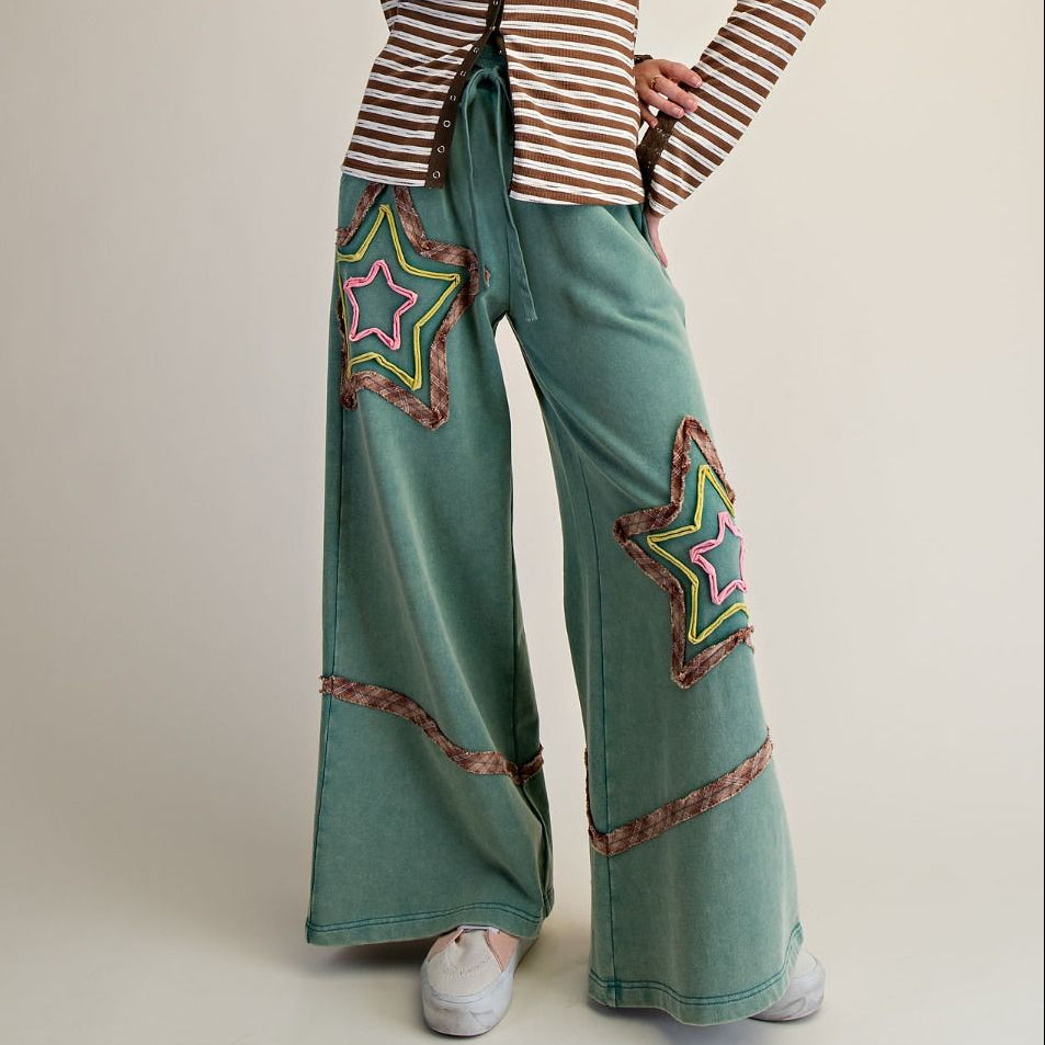 Green Star Pants