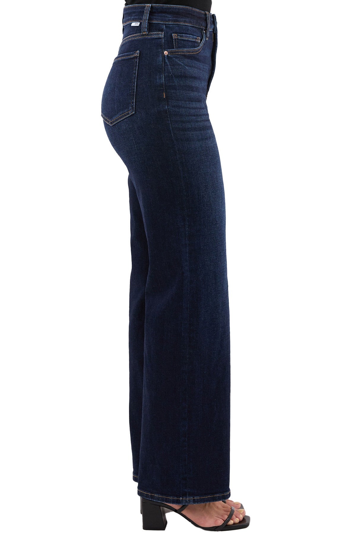 Hailey high-rise wide- leg Jeans