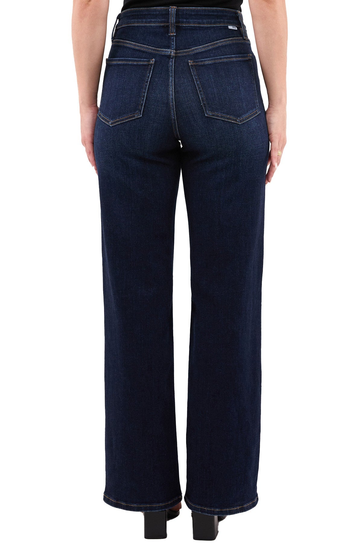 Hailey high-rise wide- leg Jeans