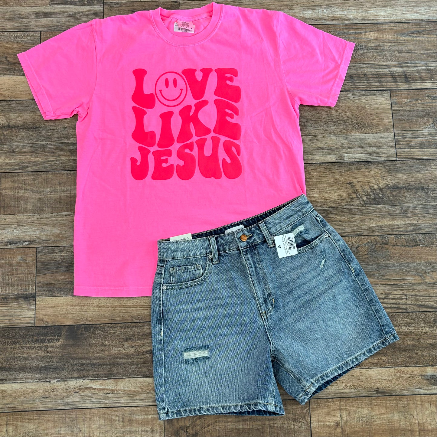 Hot Pink Love Like Jesus