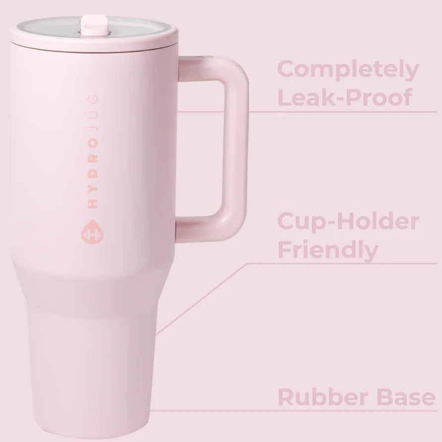 Hydrojug (32 oz Traveler)- PINK SAND