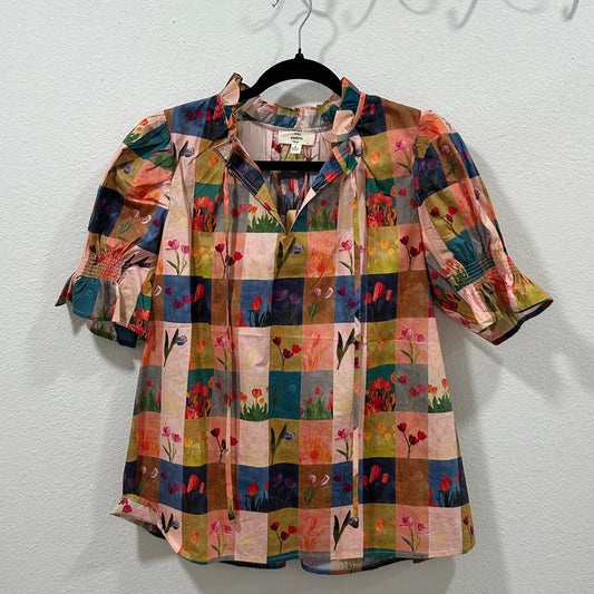 Multicolor Floral Print Blouse