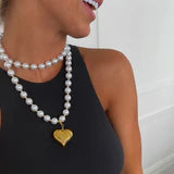 Wrapped Around Pearl necklace
