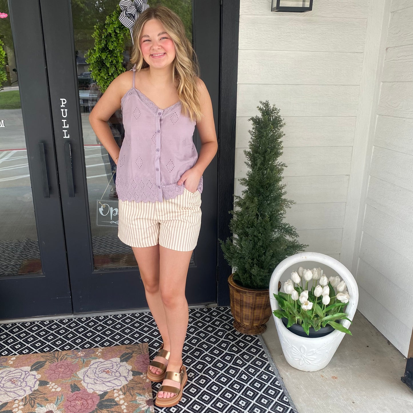 Sweet Eyelet Top